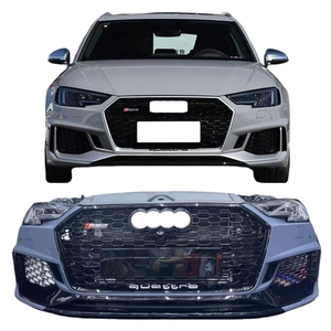 ชุดตัวถังพลาสติก ABS สำหรับ RS4รถ <span class=keywords><strong>Audi</strong></span> ติดตั้งง่ายสไตล์ RS กันชนหน้าเพื่อความปลอดภัยอัพเกรดไฟเบรกด้านข้าง - Product Image 6
