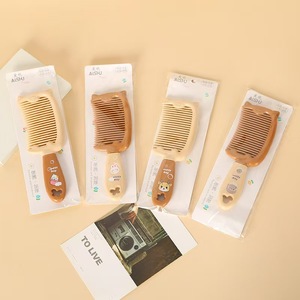 Peigne en plastique en forme de chat AISHU, grande taille, pour les soins capillaires et la beauté, parfum blé - Product Image 4