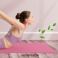 Tapete de Yoga TPE de Grado Clínico, Extra Ancho de 80 cm, para Rehabilitación Pélvica Postparto, Ejercicios de Core Profundo y Pilates