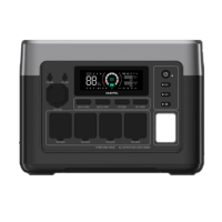 Batterie externe portable grande capacité OUKITEL P1500 Plus 1800W, station d'alimentation mobile pour le camping en plein air