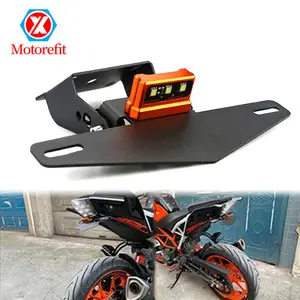 Motorfiets Kentekenplaat Houder Licht Kenteken Rek Korte Staart Rek Voor K Duke 125 200 250 390 Rc390 Motorfiets