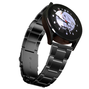 Correa de Metal para Samsung Galaxy watch/Huawei watch 3/<span class=keywords><strong>Amazfit</strong></span> <span class=keywords><strong>GTR</strong></span>, correa de acero inoxidable con tres cuentas para Huawei GT2 22mm 20mm - Product Image 1