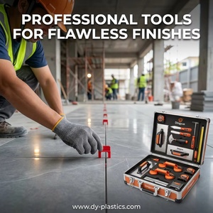 Système <span class=keywords><strong>de</strong></span> nivellement <span class=keywords><strong>de</strong></span> carreaux rotatif professionnel, clips et entretoises réutilisables, idéal pour une pose efficace <span class=keywords><strong>de</strong></span> carreaux <span class=keywords><strong>de</strong></span> sol et <span class=keywords><strong>de</strong></span> mur en construction - Product Image 2