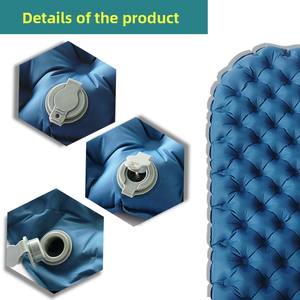 Colchoneta <span class=keywords><strong>Inflable</strong></span> para <span class=keywords><strong>Dormir</strong></span> Hanyu Han, para Acampar al Aire Libre, Resistente a la Humedad, Antideslizante, de TPU Ultraligero y Portátil, <span class=keywords><strong>en</strong></span> Forma de Momia - Product Image 4