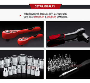 DISEN DS-100032 Caja De Herramienta ชุดประแจบล็อกขนาดเล็ก,เครื่องมือประแจคุณภาพสูง32ชิ้นชุดประแจบล็อกขนาดเล็กแบบยืดหยุ่นได้ - Product Image 2