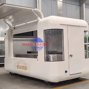 Camión de Comida Móvil Pequeño para Hot Dogs, Helados, Dulces y Chips - Acero Inoxidable con 2 Años de Garantía - Product Image 1