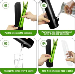 กล่องเก็บสมุนไพรสำหรับตู้เย็น กล่องใส่ผักชีสำหรับตู้เย็น กล่องเก็บสมุนไพรสด กล่องจัดระเบียบผักในตู้เย็น - Product Image 2