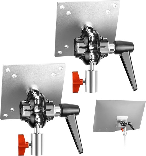 NEW NEEWER Monitor Mount Adapter with VESA Mount Aluminum Alloy Light Stand Adapter
