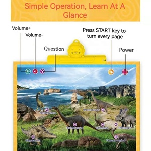 Lector <span class=keywords><strong>de</strong></span> Libros Electrónicos <span class=keywords><strong>de</strong></span> Audio Bilingüe en Inglés y Español 13 en 1, Póster <span class=keywords><strong>de</strong></span> Aprendizaje Musical, Tabla <span class=keywords><strong>de</strong></span> Pared Interactiva para Niños, Juguete Educativo - Product Image 6