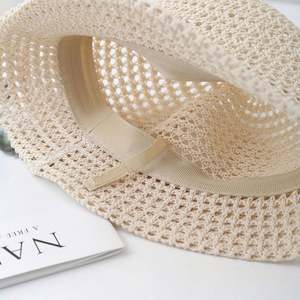 Chapeau Bob en Tricot Creux Simple Style Japonais pour l'Été, la Plage et les Voyages en Extérieur - Product Image 6