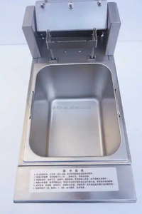 Nueva encimera eléctrica, freidora profunda de mesa automática, cesta abierta, tipo elevador para freír patatas fritas, <span class=keywords><strong>Hamburguesa</strong></span> de pollo - Product Image 4