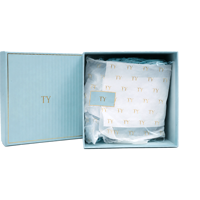 Boîte cadeau rigide nervurée de luxe, imperméable, avec estampage à chaud doré, pour emballage de coffret cosmétique et de produits de soin de la peau
