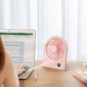Gran oferta, Mini ventiladores de mesa Usb para coche al aire libre de 5 velocidades, ventilador de mano pequeño portátil recargable eléctrico plegable ajustable para niños - Product Image 2