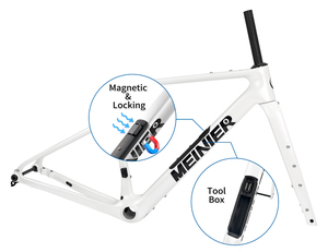Cadre de Vélo de Route en Fibre de Carbone pour Frein à Disque T47BB, Cadre de Cyclocross avec Câbles Entièrement Intégrés, Cadre de Gravel en Carbone - Product Image 4