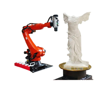6 axes 12kw Hiteco Swing broche 360 degrés 6d CNC routeur gravure Robot bras Machine
