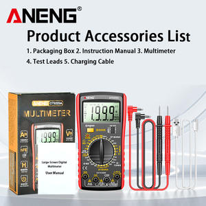 <span class=keywords><strong>Multimètre</strong></span> numérique HD LCD, nouvelle sortie, testeur de tension et de courant automatique AC/DC, plage 1000V/750V, 2mA-20A, <span class=keywords><strong>mesure</strong></span> de capacité et d'ohms - Product Image 6