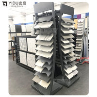 Fabrik Großhandel Stein Marmor Probe Showroom Bodenbelag Stand Turm Fliesen Granit Quarz Stein Display Rack