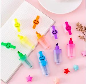 Cartoon School Kids Gift Cute Highlighter <b>Pens</b> Set 6 Color Mini Highlighter <b>Marker</b> <b>Pen</b> Student Taking Notes <b>Marker</b> <b>Pen</b> - Product Image 5