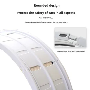 Moderno respetuoso con el medio ambiente silencioso gato perro rueda para correr transfronterizo <span class=keywords><strong>Fitness</strong></span> ejercicio escalada marco gato juguete cinta de correr hecha a máquina mascota - Product Image 3