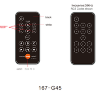 Pemasok Remote TV Berkualitas Tinggi Sonic RF 433mhz untuk Lampu/TV, Remote IR FERRE 3-21 Tombol untuk Smart TV