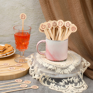 Palito de Madeira Ecológico para Mexer Café com Logotipo Personalizado, Certificado CE, para Restaurantes, em Estoque, Venda Quente - Product Image 4