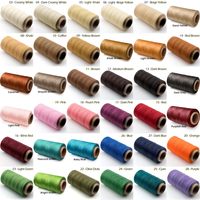 Tali Makrame Paracord Berlapis Lilin, Daya Tahan Tinggi, untuk Menjahit Kulit, Tas, Merangkai, Penjilidan Buku, Kerajinan Tenun DIY