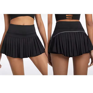 Dames Hoge Taille Geplooide Tennisrokken Met Zakken Korte Broek Atletische Golfrokken Fitness Hardlooptraining Sport Dame Rok - Product Image 4