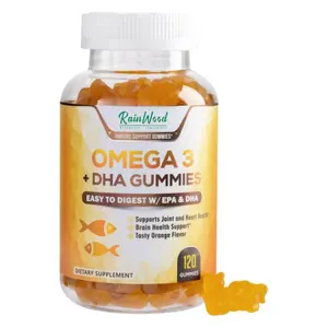 Gomas de óleo de peixe Omega 3 para saúde do coração Gomas de óleo de peixe de alta absorção