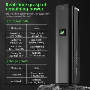 <span class=keywords><strong>ROCKBROS</strong></span>-faro LED resistente al agua para bicicleta, <span class=keywords><strong>linterna</strong></span> frontal de 1000 lúmenes con carga USB de 4800mAh - Product Image 6