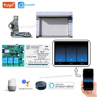 Module de commutation intelligent Tuya Wifi RF433 3 canaux DC7-32V 85-265V pour domotique Smartlife, module de commande pour porte de garage et rideaux motorisés