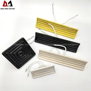 Flat Or Curved Ceramic Infrared Heater For Plastic Ir Heating Element