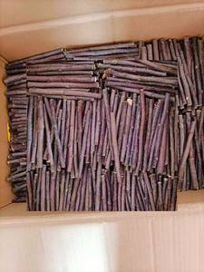 Fournitures durables de grignotage de lapin Branche de pomme séchée Chinchilla Hamster Bâton molaire Fournitures pour animaux de compagnie Sac de jouets en bois de pomme Petits animaux - Product Image 6