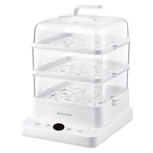 Vaporera Eléctrica Chigo de 3 Niveles, Capacidad de 10L+, Olla de Vapor Multifuncional para el Hogar con Control Digital - Product Image 1