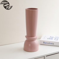 Vase à fleurs en céramique créatif Morandi, décoration de maison, Design moderne élégant pour fête de mariage, Vase de table contemporain TT/L/C, boîte