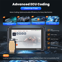 Herramienta de Diagnóstico THINKCAR THINKSCAN 689BT Versión Global OBD2 DOIP CANFD Bidireccional Codificación de ECU 34 Restablecimientos Actualización Gratuita de por Vida