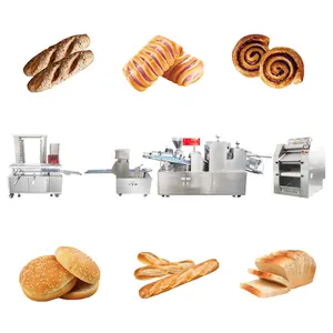 2023 New Design Automatic Bread Making Machine Filled Bread Production Line for Commercial