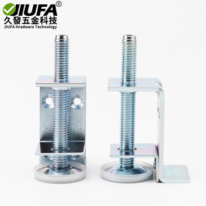 Jiufa <b>Adjustable</b> Furniture Leveling Feet Cold Rolled Steel Plating Wardrobe <b>Height</b> Adjustment - Product Image 1