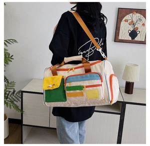 Sac de sport imperméable à séparation sèche et humide avec compartiment à chaussures, logo personnalisé, sac de voyage pour femmes - Product Image 6