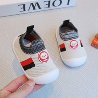 Chaussures de style chaussette pour filles, bébés, tout-petits, princesse, semelle souple, fermeture à boucle, résistantes à l'usure, en maille respirante, de 0 à 3 ans