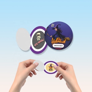 Boletos de Juego Sorpresa de Halloween con Forma Redonda y Diseño Gratuito, con Impresión Profesional de Datos Variables - Product Image 1