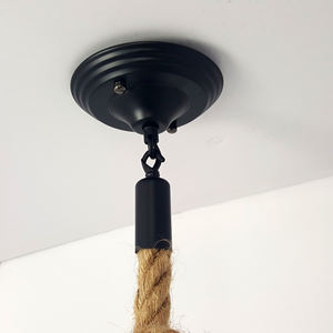 Rurale Vintage creativo fai da te retrò corda di canapa Edison decorazione luce pendente per Bar ristorante caffè - Product Image 3