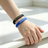 Bracelet en silicone souple imprimé numériquement, écologique, personnalisé, pour événements promotionnels
