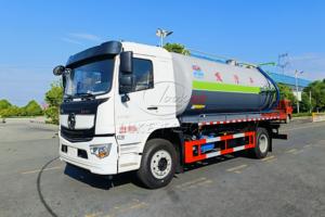 Camión de Succión de Aguas Residuales SHACMAN L5000 4x2 de 15 CBM, Bomba de Vacío Nacional e Importada Opcional, Precio Directo de Fábrica para Exportación - Product Image 3