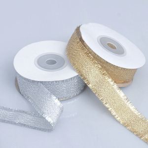 Ruban à franges tendance Zexiao Lurex 2,2 cm 10 yards or/argent écologique pour robes de soirée et accessoires de sac - Product Image 3