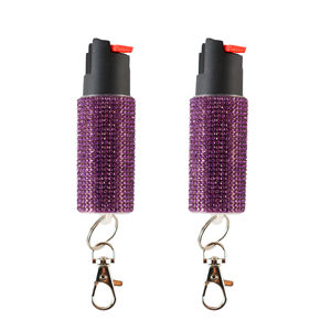 充電式 2-in-1 メタル スプレー キーホルダー コンパクト護身用ツール 夜勤者・一人旅向け - Product Image 5