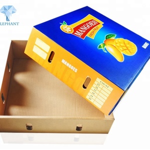 New Design Custom Folding <b>Large</b> Corrugated Paper Fruit <b>Packing</b> Cartons - Product Image 5