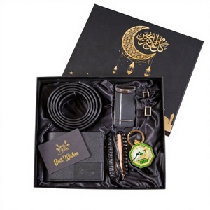 Set Regalo di Lusso per Uomo 2026 con Orologio, Portafoglio in Pelle PU e <span class=keywords><strong>Cintura</strong></span>, Idea Regalo per la Festa del Papà con Portachiavi - Product Image 4