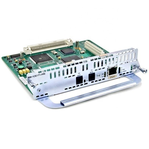 Network Module Multi flex Trunk Voice and WAN network interface module NIM-1CE1T1-PRI