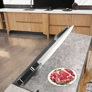 Cuchillo de chef japonés moderno de 10.6 pulgadas para sashimi, con hoja de acero al carbono y mango antideslizante G10 - Product Image 3