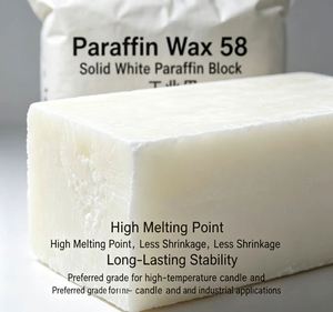 Junda Rohmaterial Kunlun Vollraffiniertes Paraffinwachs 56-58 Paraffinwachs 58/60 <span class=keywords><strong>Hebi</strong></span> Paraffinwachs Chinesischer Lieferant - Product Image 5